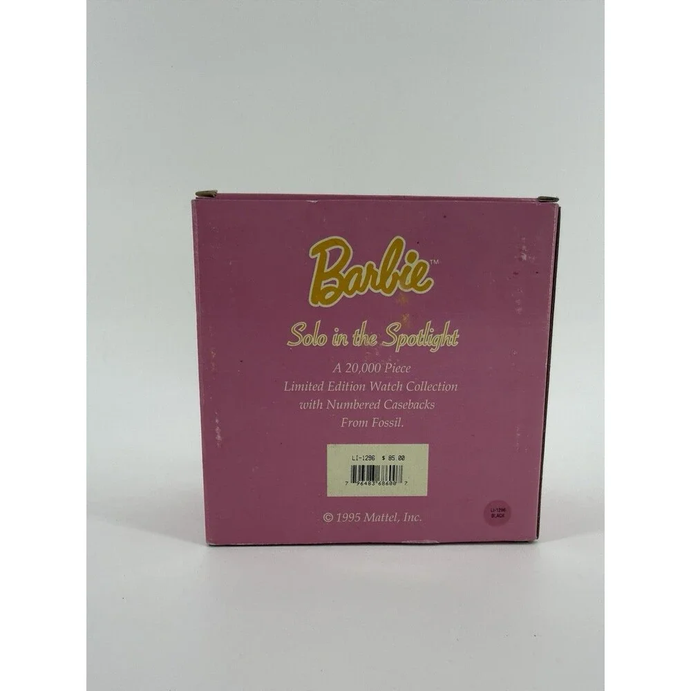 1995 Solo in the Spotlight Barbie Fossil Watch with Piano Box NIB